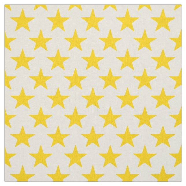 Tecido estrelas amarelo creme (Modelo)