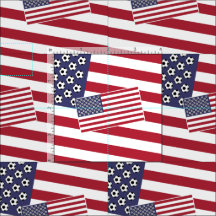 Estrelas de Futebol e Bandeiras de Strips