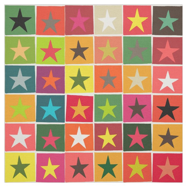 Tecido estrelas de Natal in a box (Modelo)