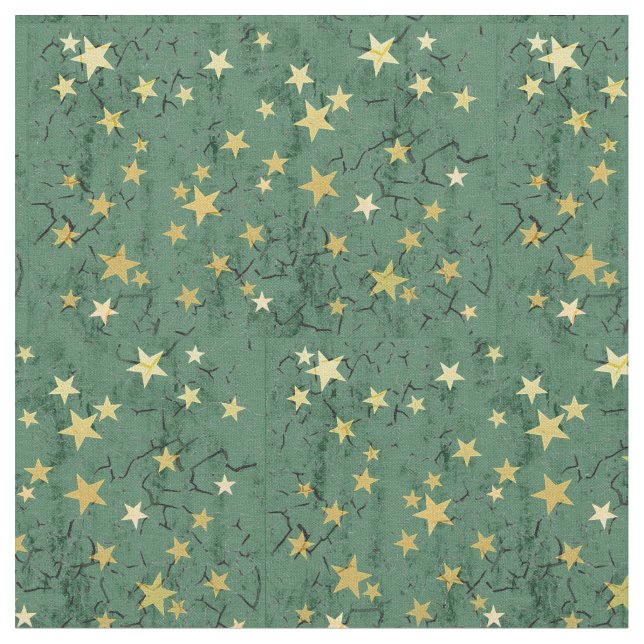 Tecido Estrelas do ouro (Detalhe)