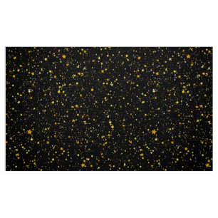 Tecido Estrelas douradas