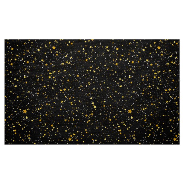 Tecido Estrelas douradas (Fat Quarter)