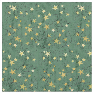 Tecido Estrelas douradas