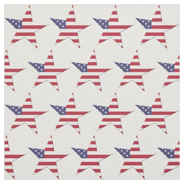 Tecido Estrelas e Stripes Americanas Star Spangled Star (Modelo)
