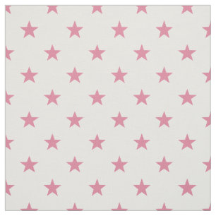 Tecido Estrelas Rosa Médias (escala pequena)