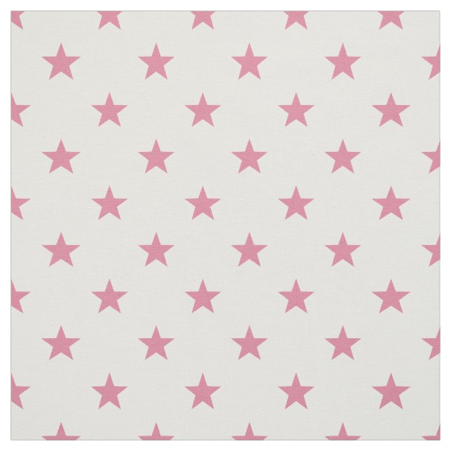 Tecido Estrelas Rosa Médias (escala pequena) (Modelo)