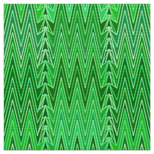 Tecido Étnica Chevron Damask, Emerald e Verde limão