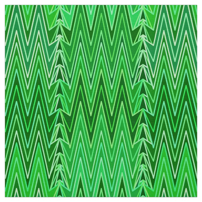 Tecido Étnica Chevron Damask, Emerald e Verde limão (Modelo)