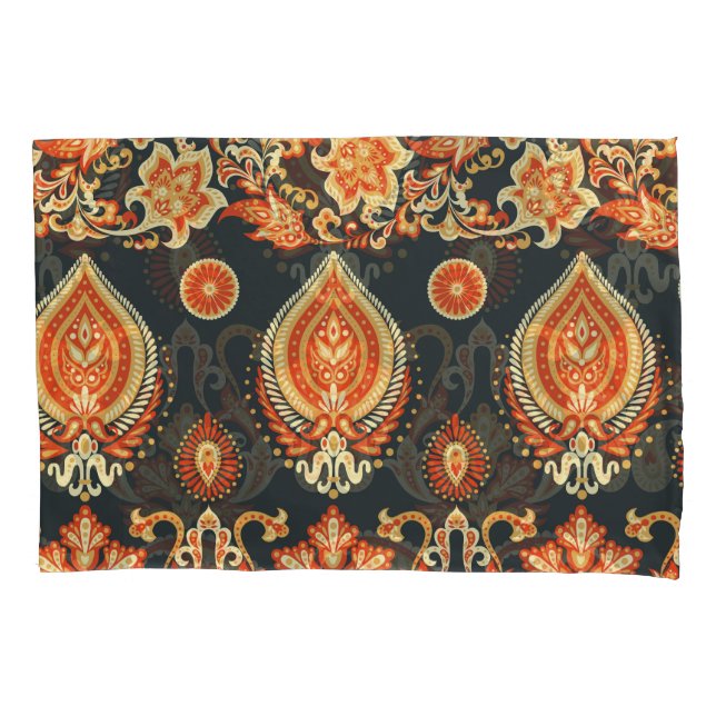 Tecido Étnico Paisley Oriental (Frente)