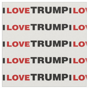 Tecido Eu Adoro Trump