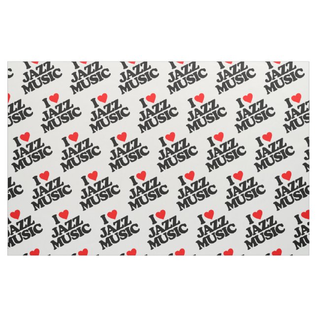 TECIDO EU AMO A MÚSICA JAZZ (Fat Quarter)