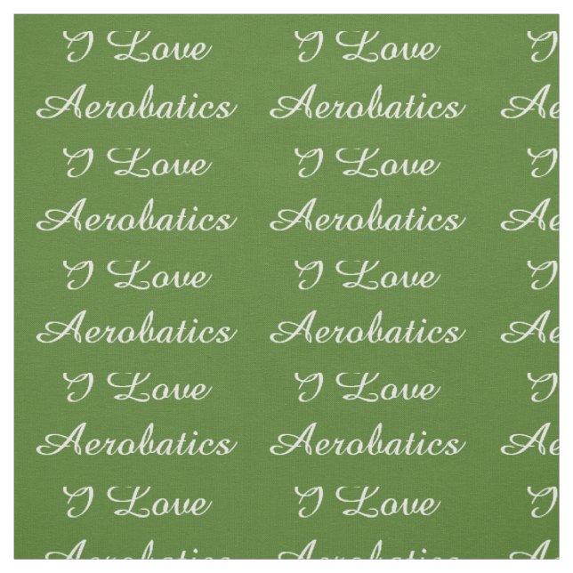 Tecido Eu Amo Aerobática (Modelo)