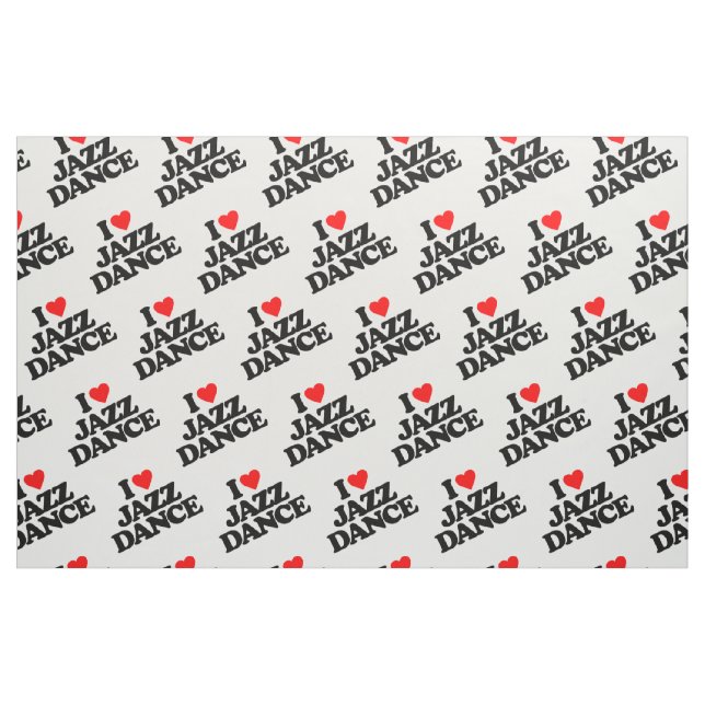 TECIDO EU AMO DANÇA JAZZ (Fat Quarter)