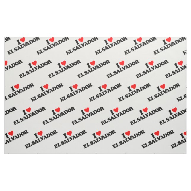 TECIDO EU AMO EL SALVADOR (Fat Quarter)