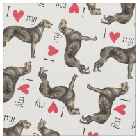 Eu amo meu Wolfhound irlandês
