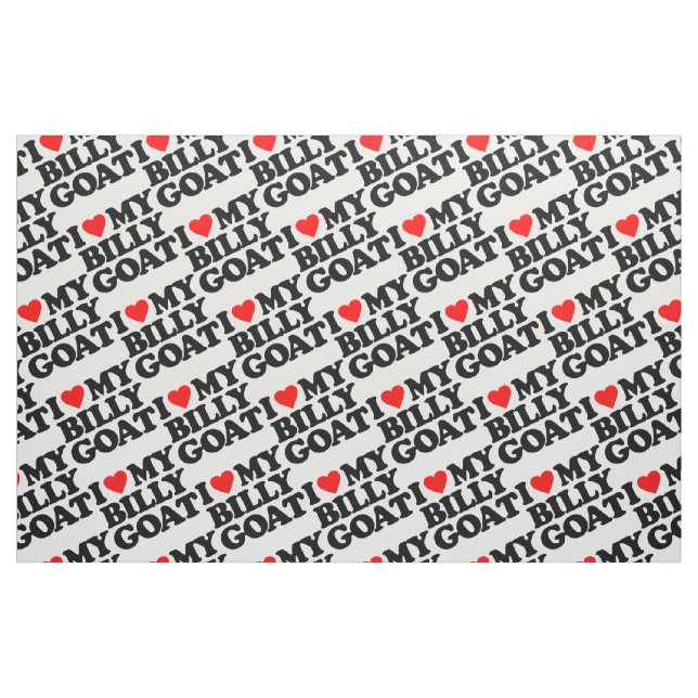 TECIDO EU AMO MINHA CABRA DE BILLY (Fat Quarter)