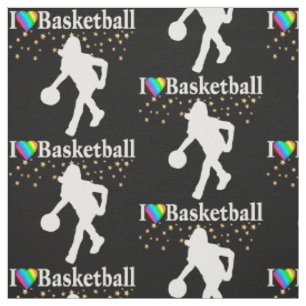 TECIDO EU AMO O DESIGN BASQUETEBOL