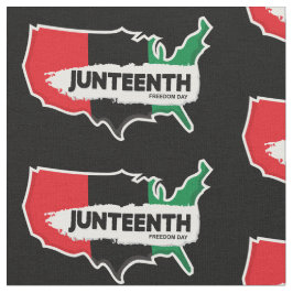 Tecido EUA: Mapa do Décimo Dia da Liberdade