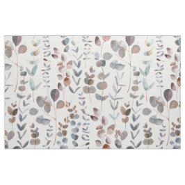 Tecido Eucalyptus Rustic Watercolor Padrão Sem Costura