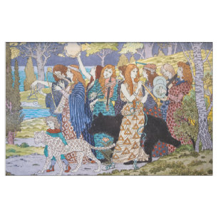 Tecido Eugene Grasset, Felix Gaudin - Harmony