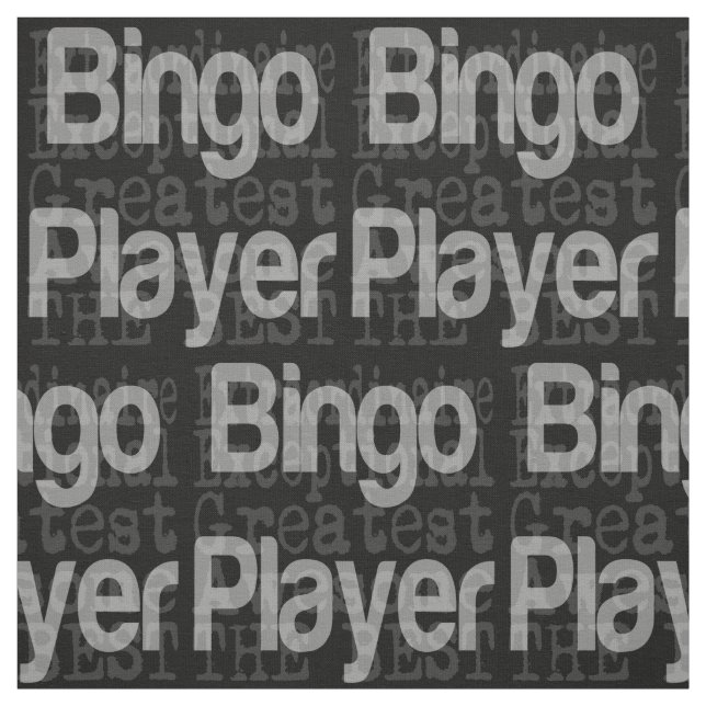 Tecido Extraordinário do Bingo Player (Modelo)