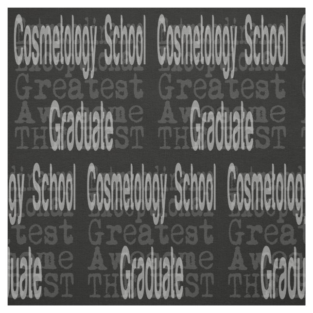 Tecido Extraordinário do Formando da Cosmetology School (Modelo)