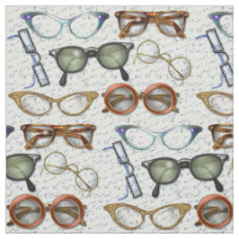 Tecido Eyeglass Fashion Pattern
