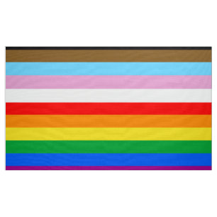 Tecido Faixa de Sinalizador de Progresso LGBTQ+