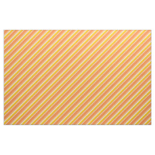 Tecido Faixa Diagonal Laranja
