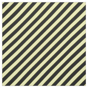 Tecido faixas diagonais preto e amarelo