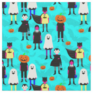 Tecido fantasia de halloween crianças mímicas morcegos