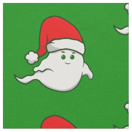 Tecido Fantasma de Natal feio assustador verde assustador