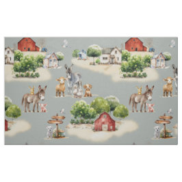 Tecido Farm Land Large Image Pattern