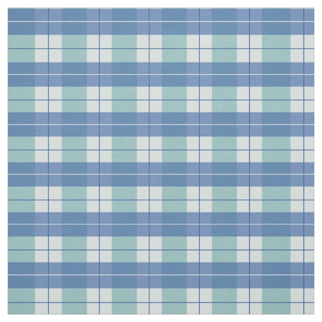 Tecido Farmhouse Summer Blue Checking Gingham Xadrez (Modelo)