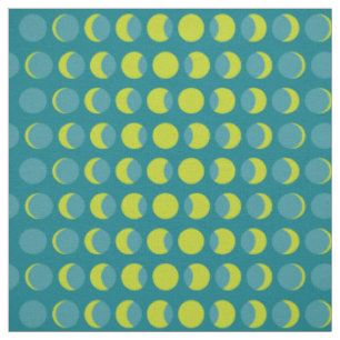 Tecido Fases da Lua Meio século Moderna