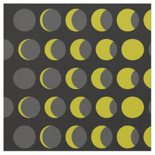 Tecido Fases da Lua Meio século Moderna