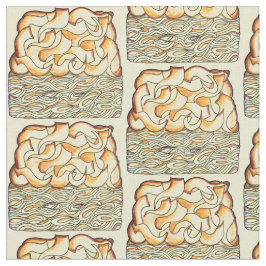 Tecido Fatia de Kugel Jewish Noodle Casserole