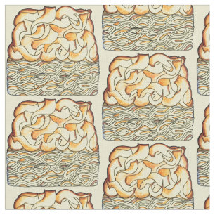 Tecido Fatia de Kugel Jewish Noodle Casserole