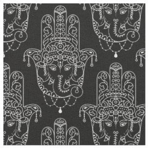 Tecido Fatima hand, hindu motif