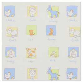 Tecido Fazenda feliz