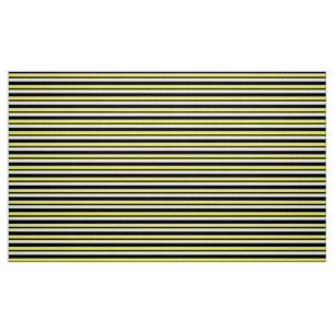 Tecido feito sob encomenda amarelo e preto