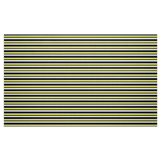 Tecido feito sob encomenda amarelo e preto (Fat Quarter)