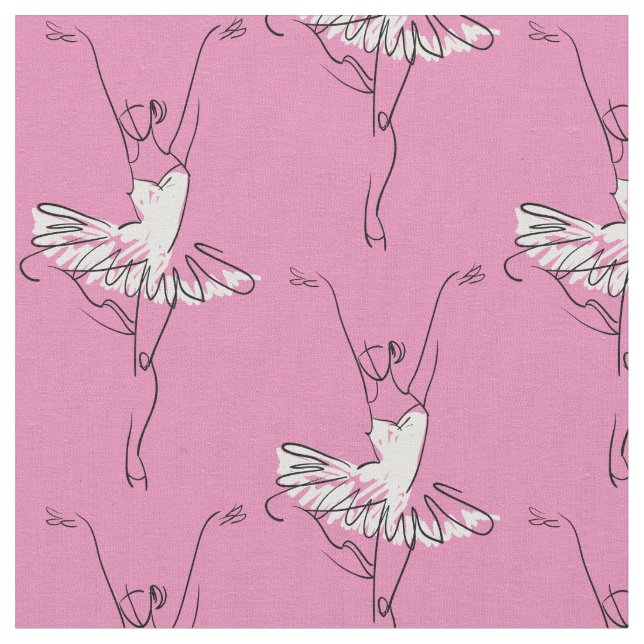 Tecido feito sob encomenda da cor da bailarina (Detalhe)