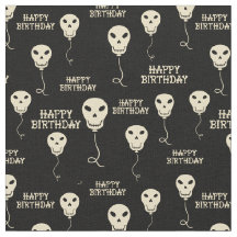 Feliz aniversário do Gótico dos Balões em Forma de