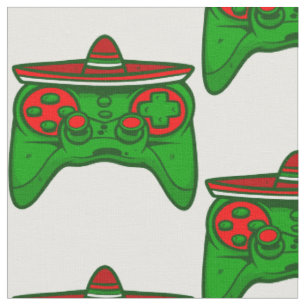 Tecido feliz cinco de mayo gamer geeky mexicano