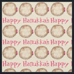 Tecido Feliz Hanukkah Chanukah Jelly Rosquinha Sufganiyah<br><div class="desc">Apresenta um marcador original ilustrativo de uma deliciosa rosquinha de gelatina tocada com açúcar em pó. Perfeito para Hanukkah! Este design também está disponível em outros produtos. Não vê o que está procurando? Precisa de ajuda para a personalização? Entre em contato com Rebecca para ter um tecido projetado apenas para...</div>