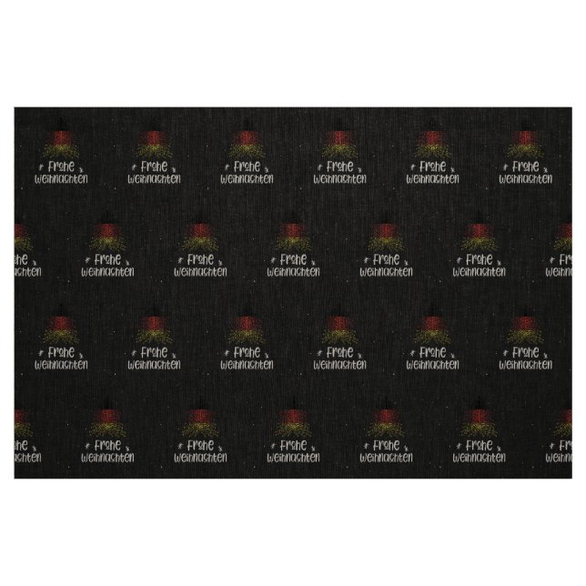 Tecido Feliz Natal com a bandeira alemã (Fat Quarter)