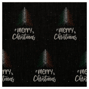 Tecido Feliz Natal com a bandeira da Irlanda