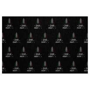 Tecido Feliz Natal com a bandeira italiana