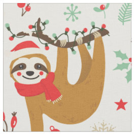 Tecido Feliz Natal Sloth | Feriados